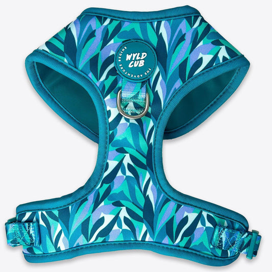Wyld Cub - Adjustable Dog Harness: Kew Agave | Luxury Home Accessories | Heulog Glow