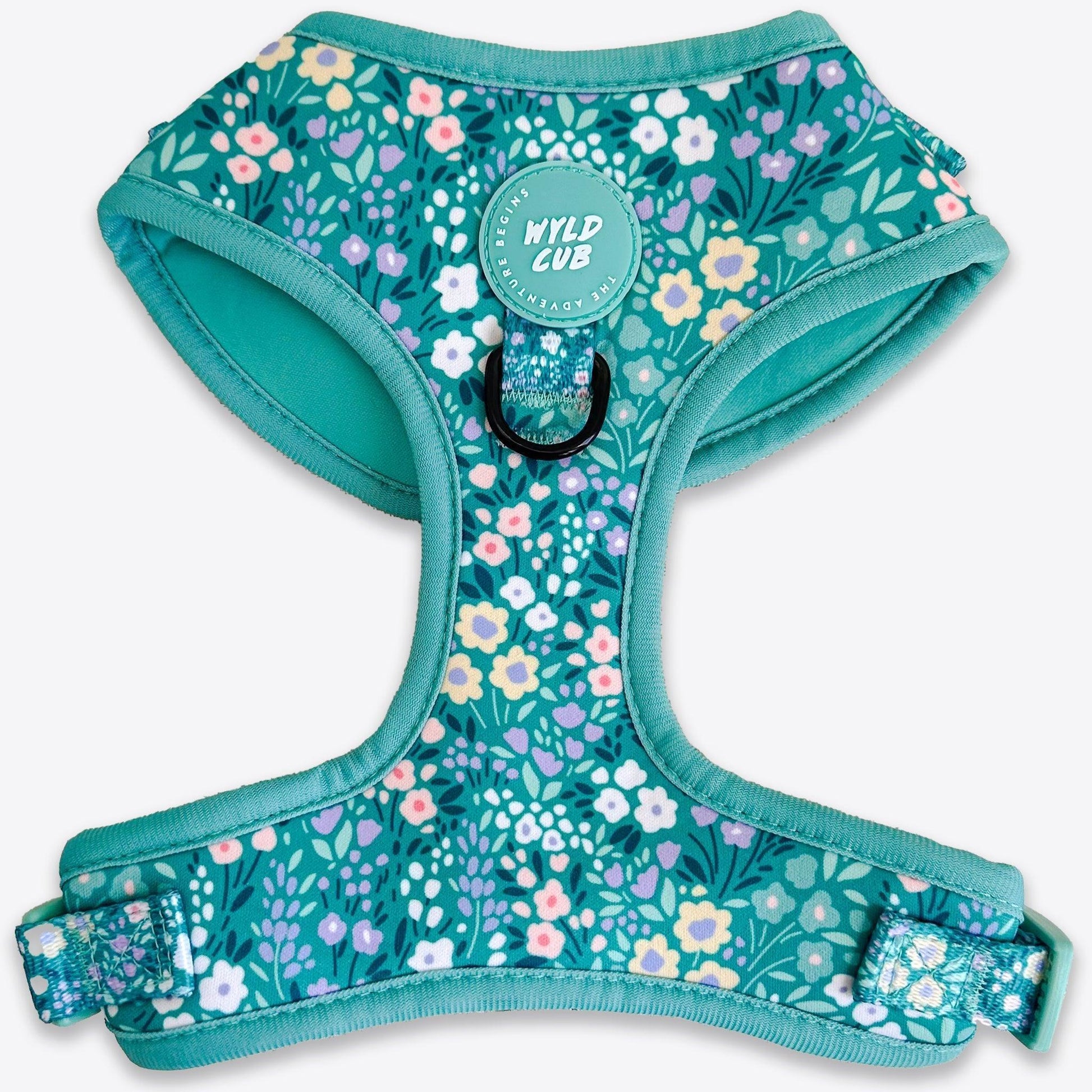 Wyld Cub - Adjustable Dog Harness: Notting Hill Mint | Luxury Home Accessories | Heulog Glow
