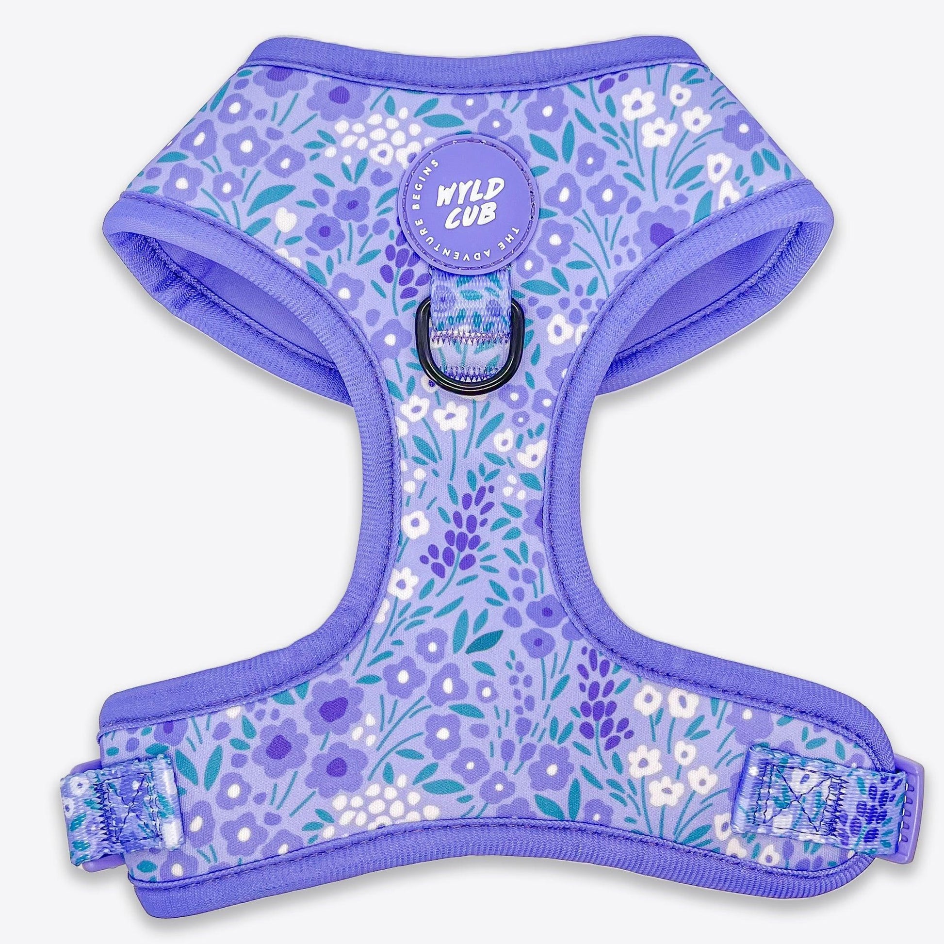 Wyld Cub - Adjustable Dog Harness: Notting Hill Wisteria | Luxury Home Accessories | Heulog Glow