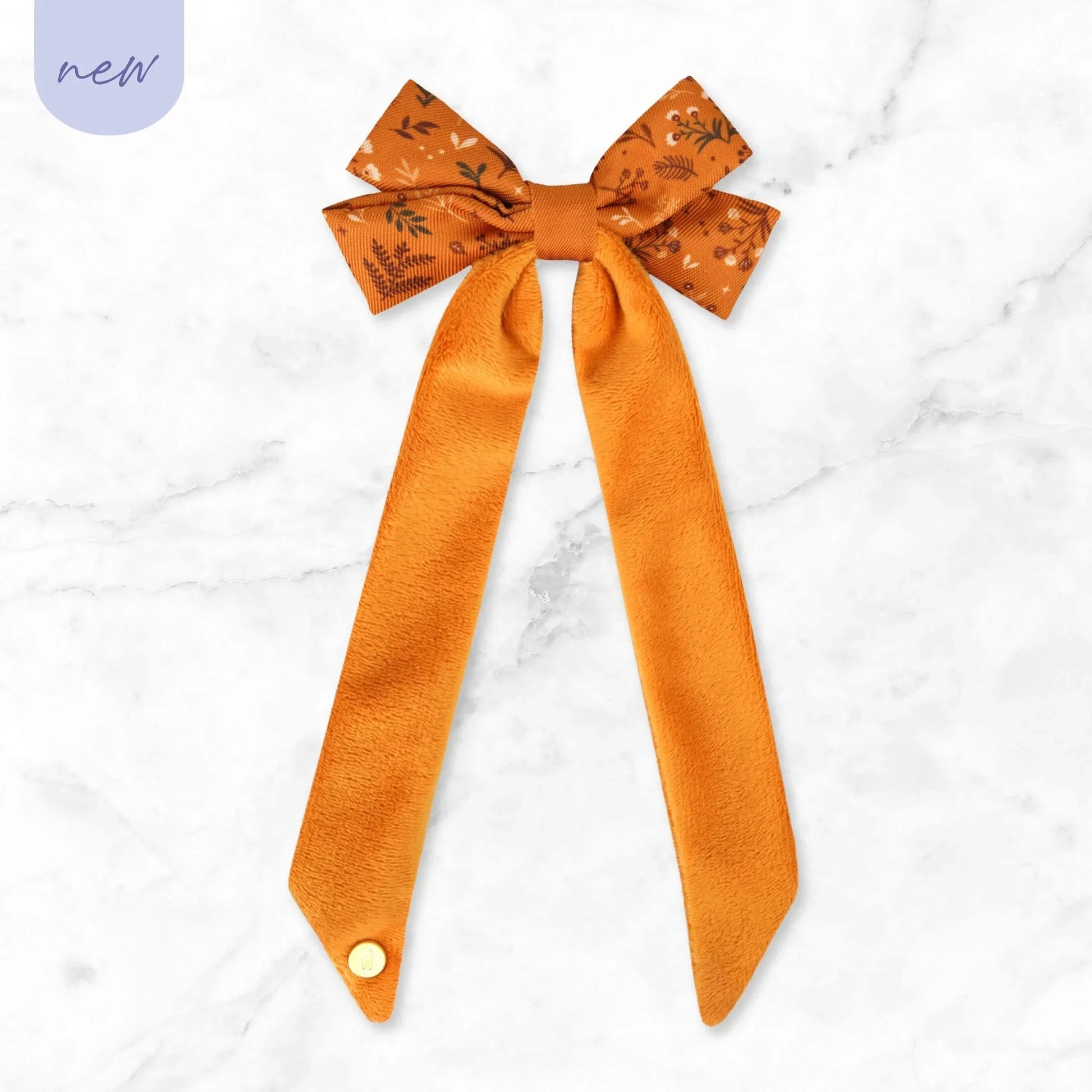 Wyld Cub - Bow Hair Clip: Chiswick Ginger | Luxury Home Accessories | Heulog Glow