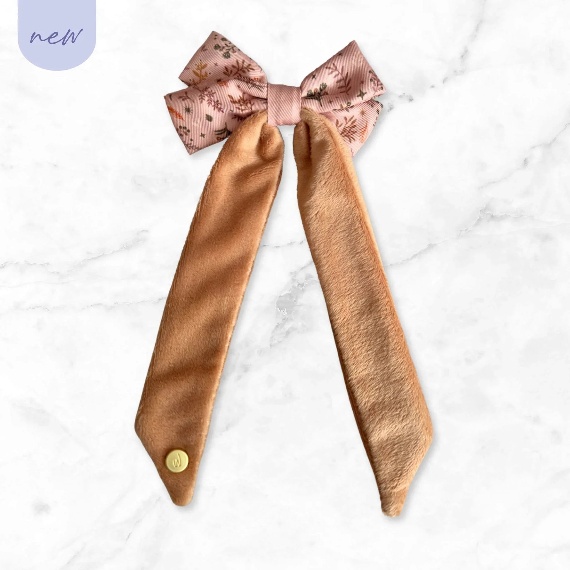 Wyld Cub - Bow Hair Clip: Chiswick Nutmeg | Luxury Home Accessories | Heulog Glow