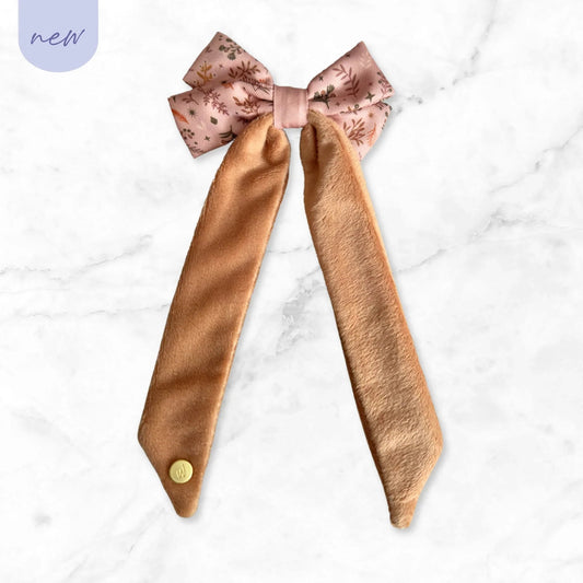 Wyld Cub - Bow Hair Clip: Chiswick Nutmeg | Luxury Home Accessories | Heulog Glow