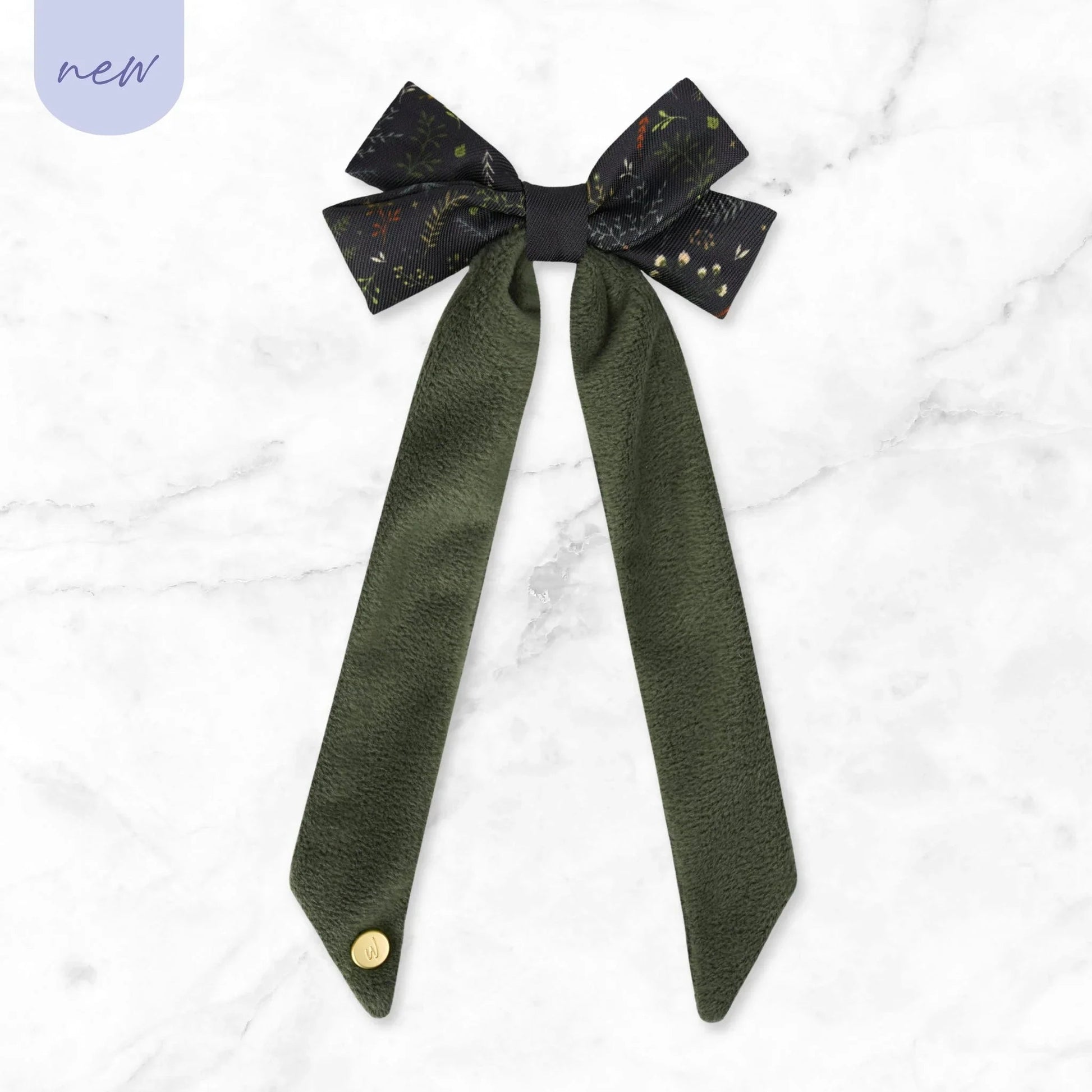Wyld Cub - Bow Hair Clip: Chiswick Ravenwood | Luxury Home Accessories | Heulog Glow