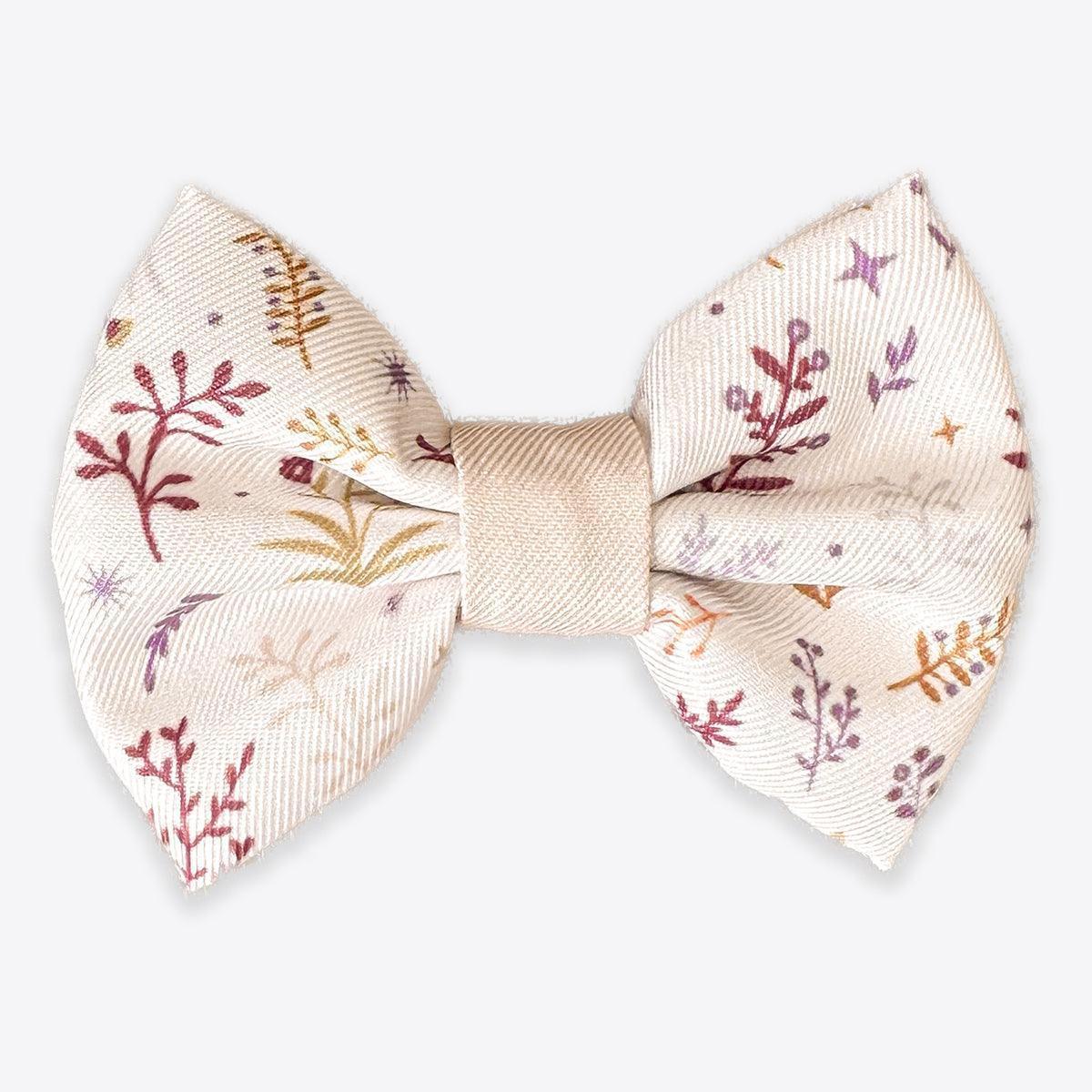 Wyld Cub - Dog Bow Tie: Chiswick Oyster | Luxury Home Accessories | Heulog Glow