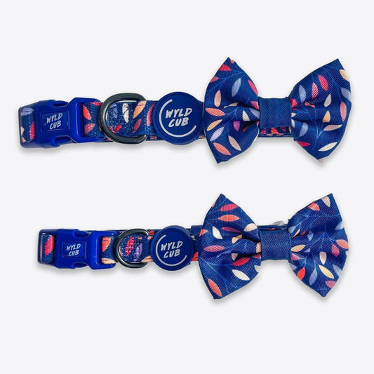 Wyld Cub - Dog Bow Tie: Hampstead Moonlight | Luxury Home Accessories | Heulog Glow