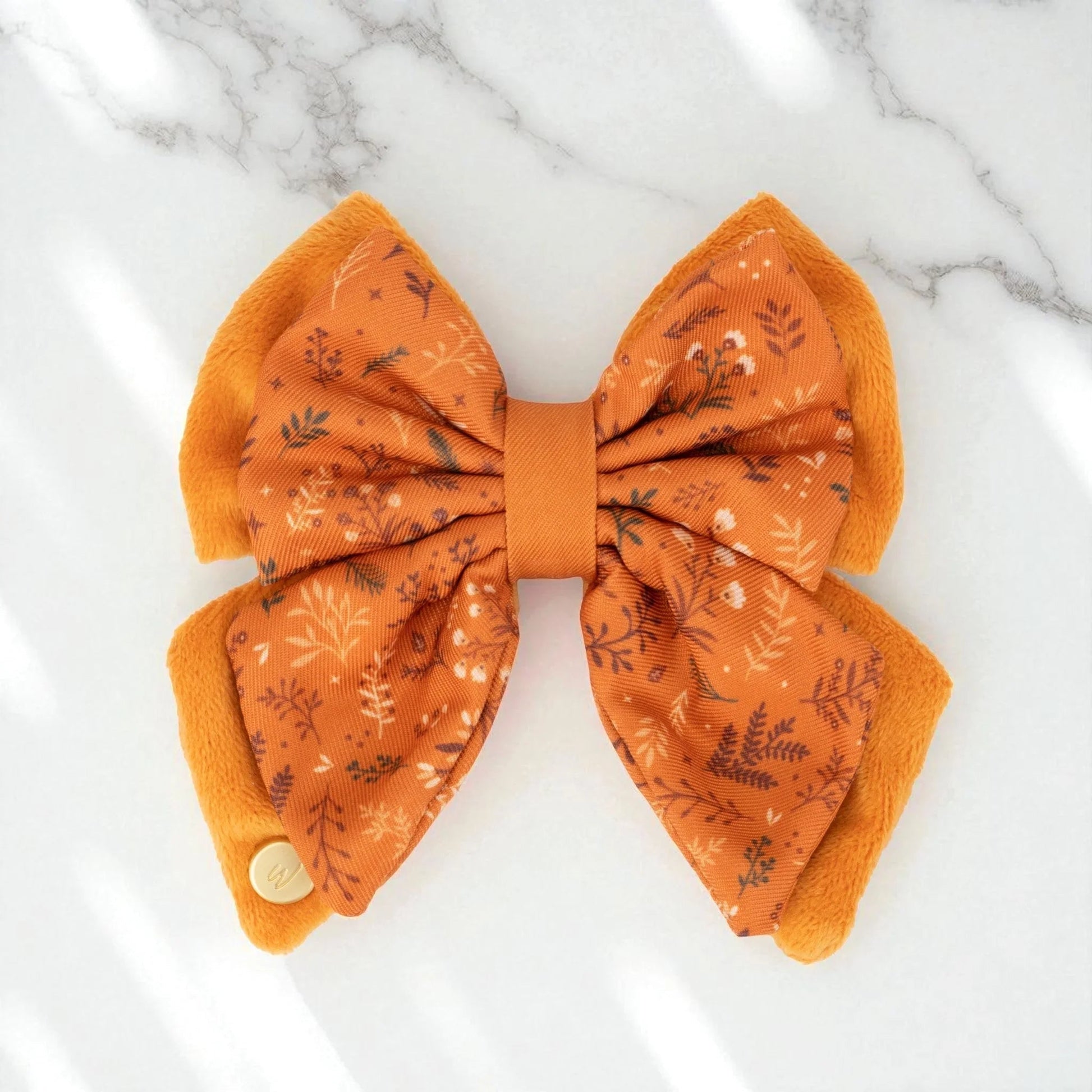 Wyld Cub - Dog Butterfly Bow Tie: Chiswick Ginger | Luxury Home Accessories | Heulog Glow