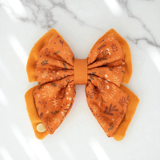 Wyld Cub - Dog Butterfly Bow Tie: Chiswick Ginger | Luxury Home Accessories | Heulog Glow