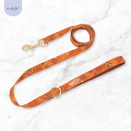 Wyld Cub - Dog Lead: Chiswick Ginger | Luxury Home Accessories | Heulog Glow