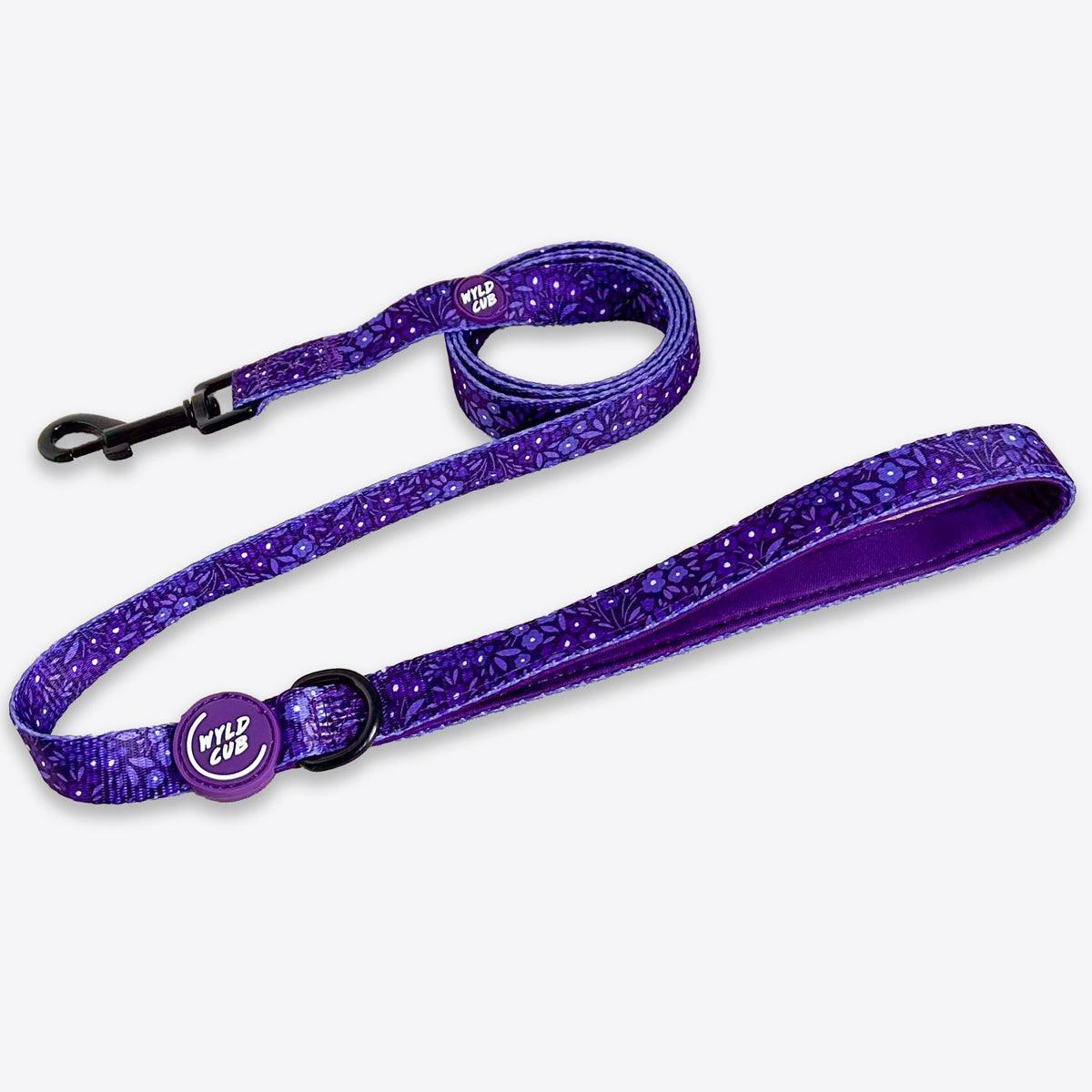 Wyld Cub - Dog Lead: Notting Hill Blackberry | Luxury Home Accessories | Heulog Glow