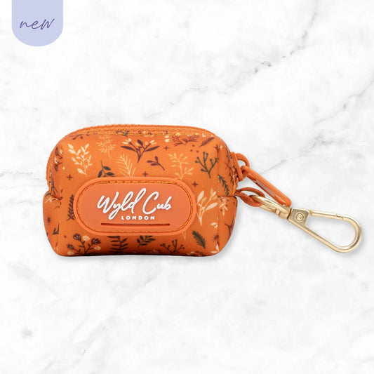 Wyld Cub - Dog Poop Bag Holder: Chiswick Ginger | Luxury Home Accessories | Heulog Glow