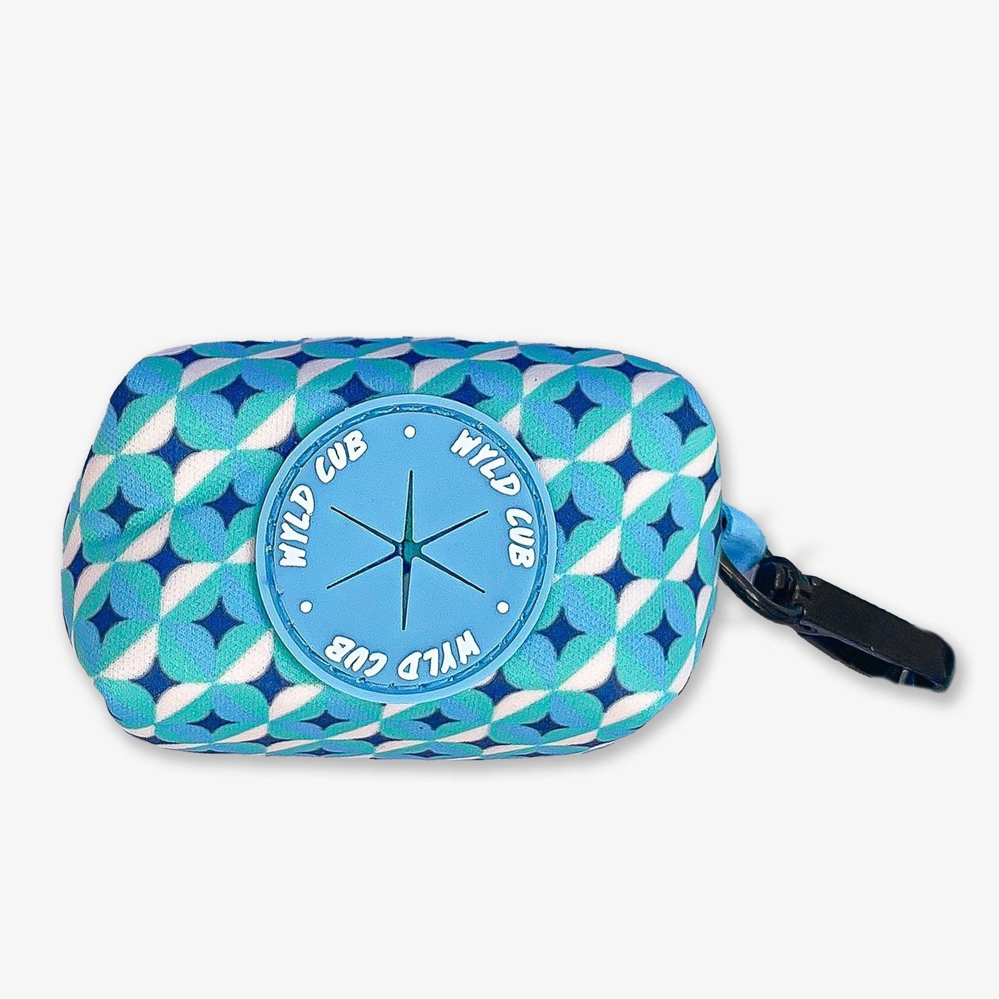 Wyld Cub - Dog Poop Bag Holder: Knightsbridge Azure | Luxury Home Accessories | Heulog Glow