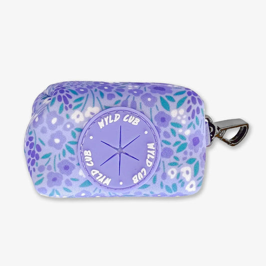 Wyld Cub - Dog Poop Bag Holder: Notting Hill Wisteria | Luxury Home Accessories | Heulog Glow