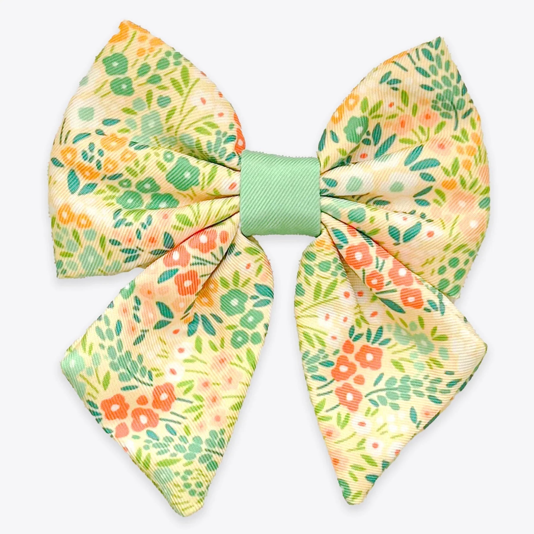 Wyld Cub - Dog Sailor Bow: Notting Hill Lemongrass | Luxury Home Accessories | Heulog Glow