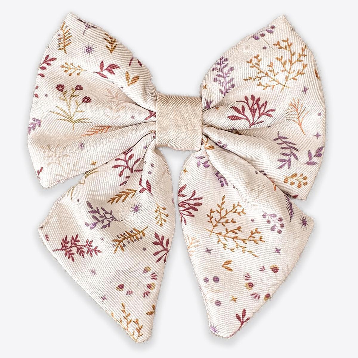 Wyld Cub - Dog Sailor Bow Tie: Chiswick Oyster | Luxury Home Accessories | Heulog Glow