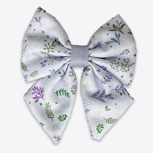 Wyld Cub - Dog Sailor Bow Tie: Chiswick Thistle | Luxury Home Accessories | Heulog Glow