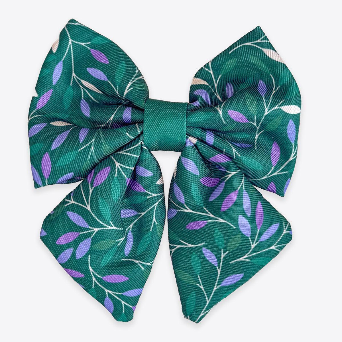 Wyld Cub - Dog Sailor Bow Tie: Hampstead Evergreen | Luxury Home Accessories | Heulog Glow