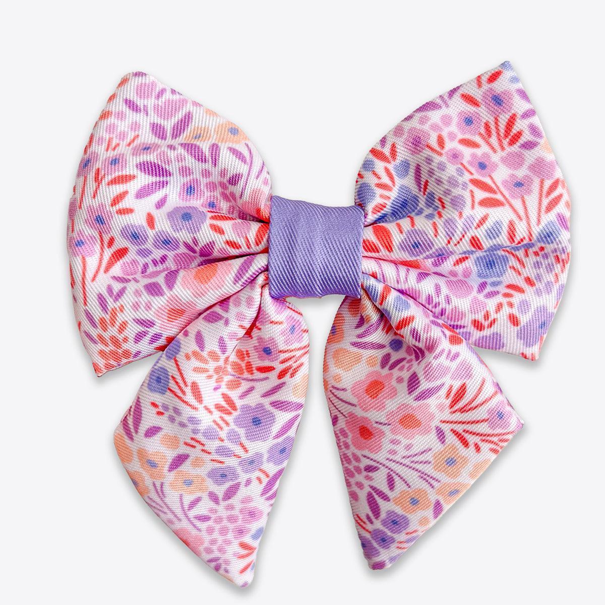Wyld Cub - Dog Sailor Bow Tie: Notting Hill Lilac | Luxury Home Accessories | Heulog Glow