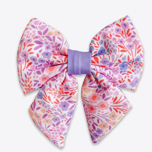 Wyld Cub - Dog Sailor Bow Tie: Notting Hill Lilac | Luxury Home Accessories | Heulog Glow