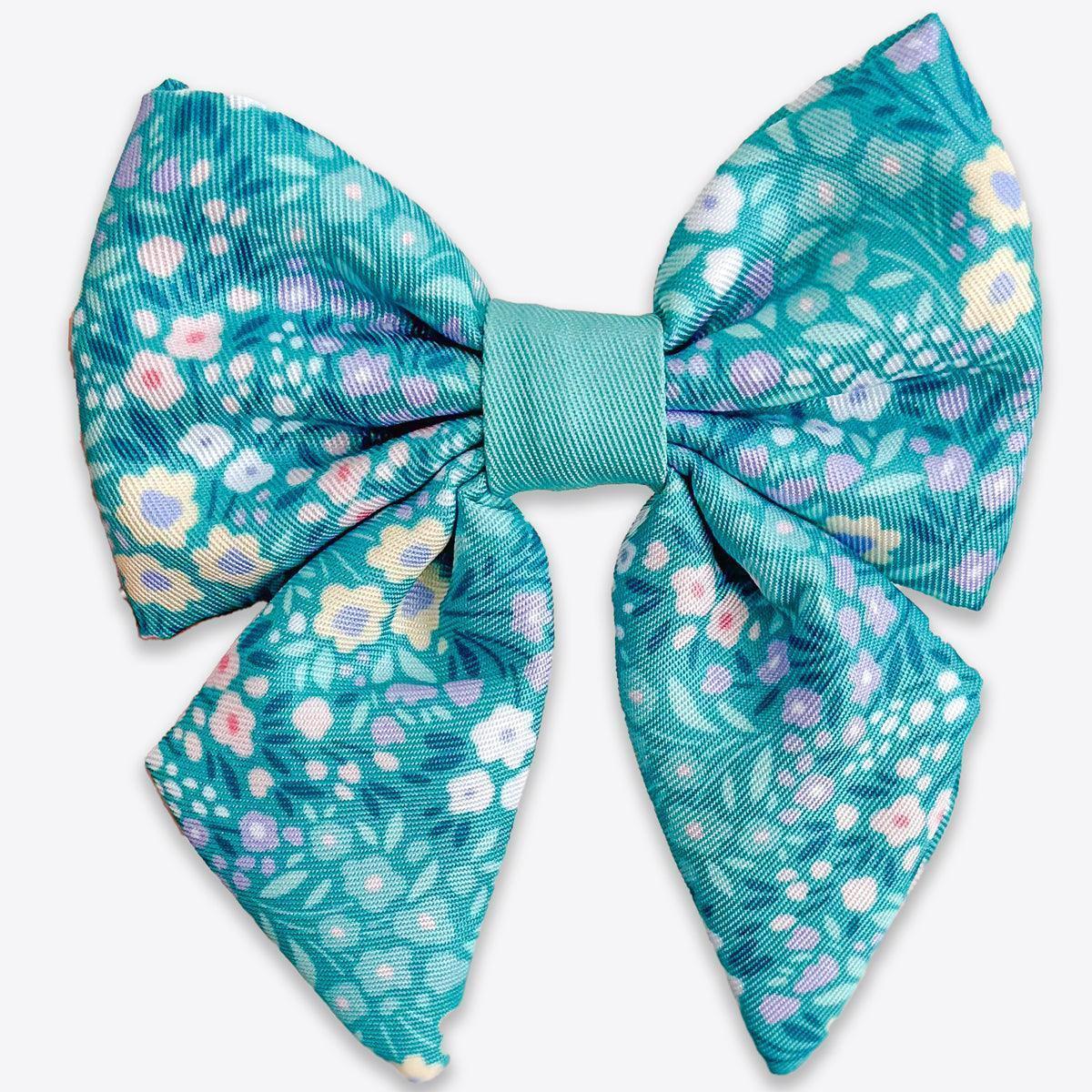 Wyld Cub - Dog Sailor Bow Tie: Notting Hill Mint | Luxury Home Accessories | Heulog Glow