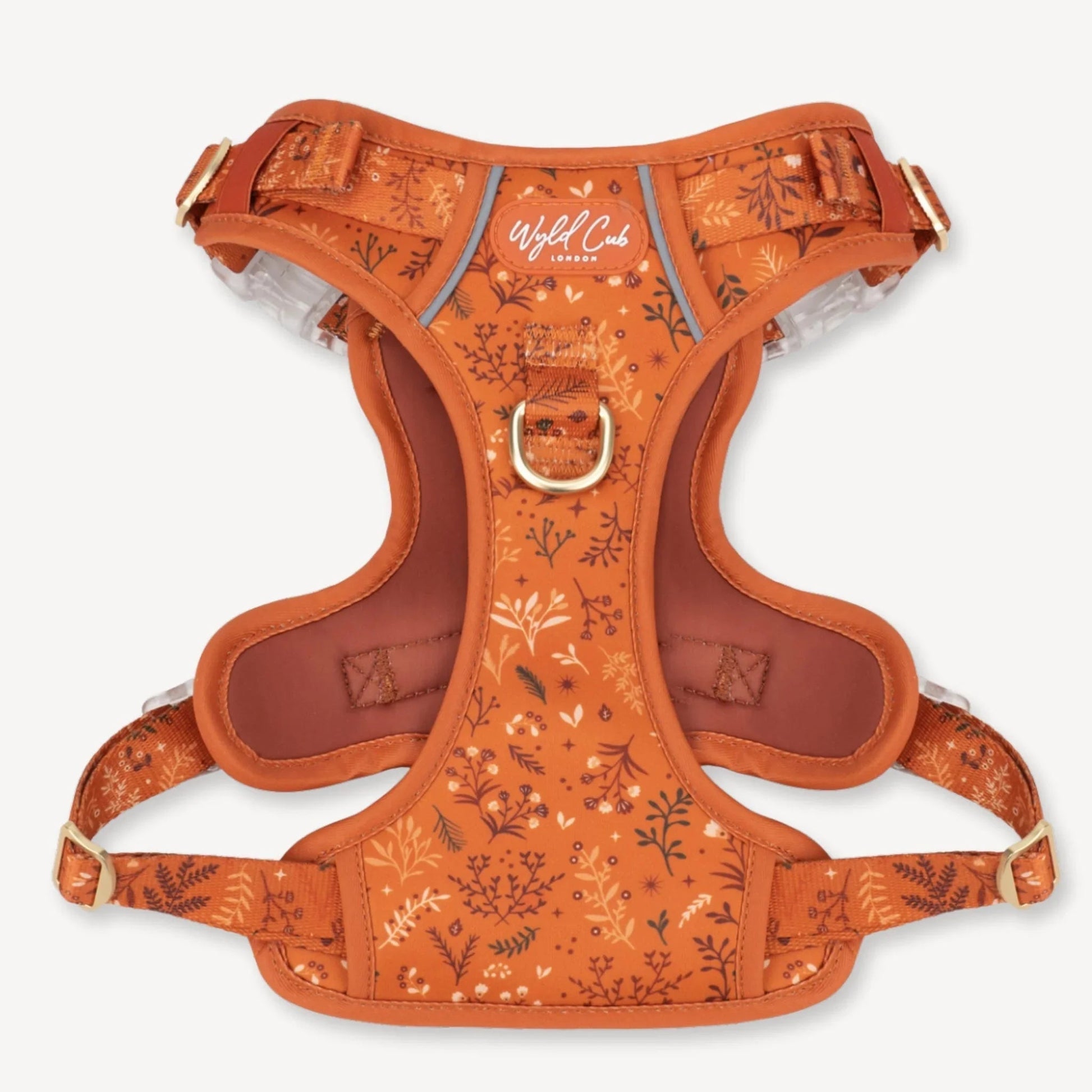 Wyld Cub - Step & Switch® Dog Harness: Chiswick Ginger | Luxury Home Accessories | Heulog Glow