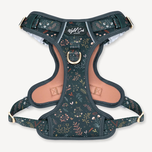 Wyld Cub - Step & Switch® Dog Harness: Chiswick Ravenwood | Luxury Home Accessories | Heulog Glow