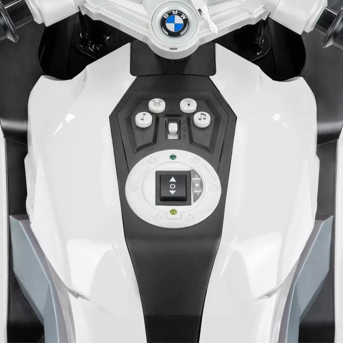 Xootz BMW 12.8V Electric Motorbike Ride On with Lithium Battery - White | Luxury Home Accessories | Heulog Glow
