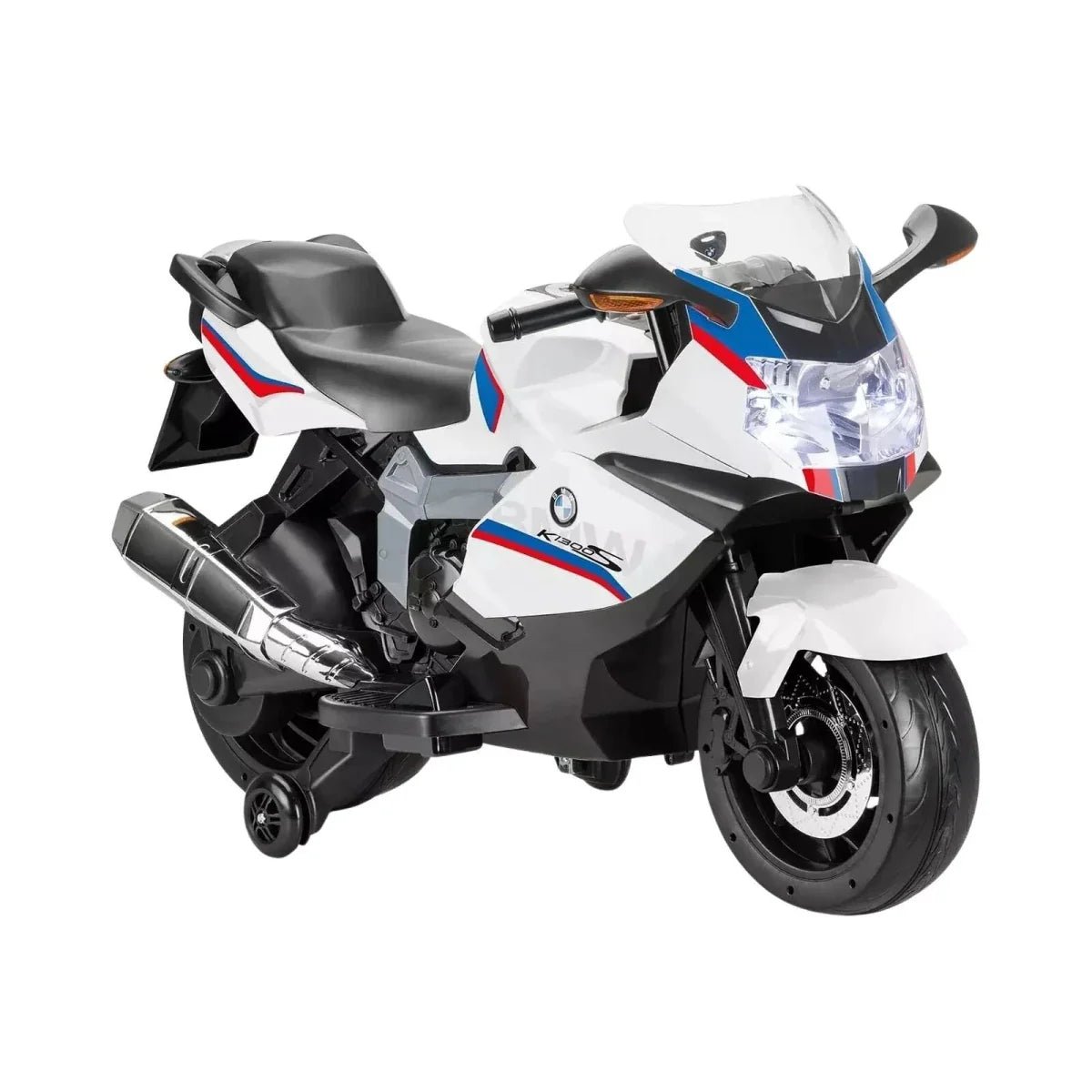 Xootz BMW 12.8V Electric Motorbike Ride On with Lithium Battery - White | Luxury Home Accessories | Heulog Glow