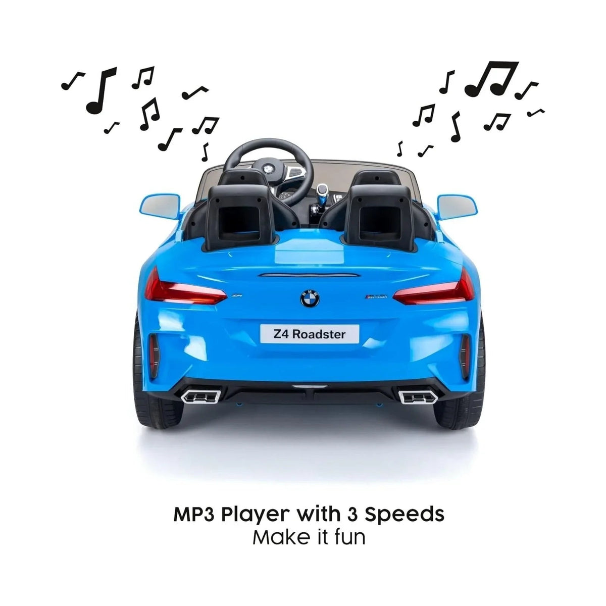 Xootz BMW Z4 12V Electric Ride On with Lithium Battery - Blue | Luxury Home Accessories | Heulog Glow
