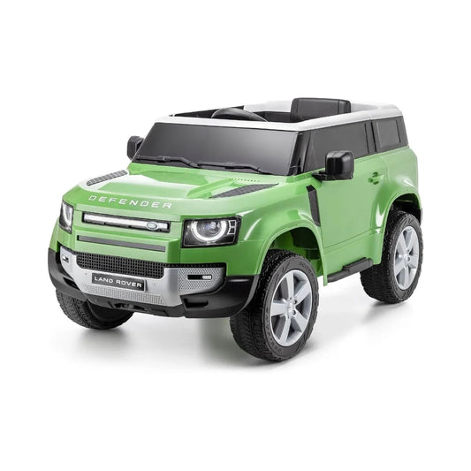 Xootz Land Rover Defender 12V Electric Ride On with Lithium Battery - Green | Luxury Home Accessories | Heulog Glow