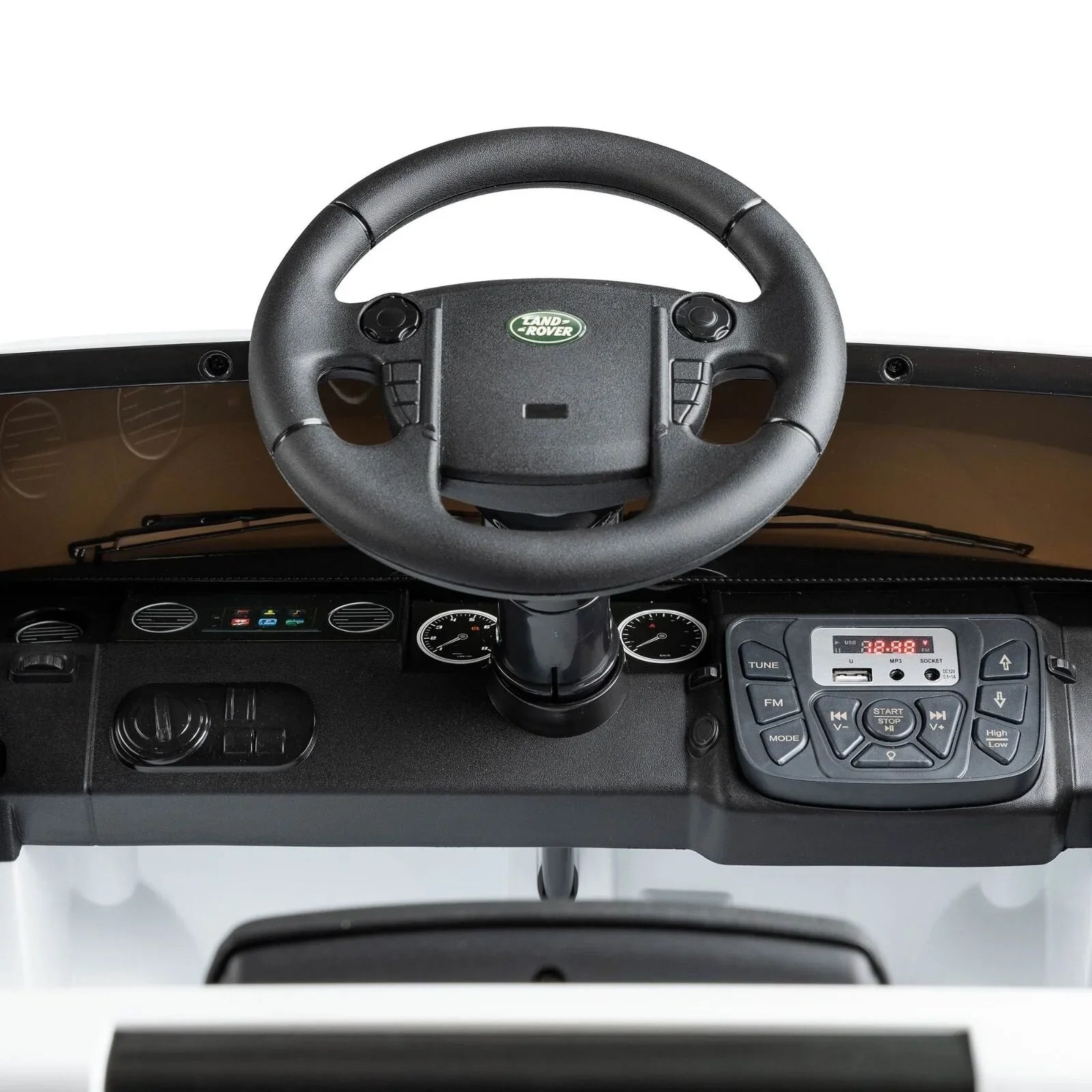 Xootz Land Rover Discovery 12v Ride On - White | Luxury Home Accessories | Heulog Glow