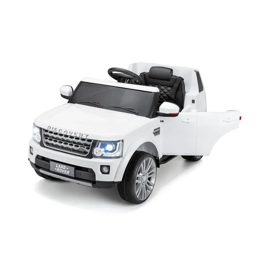 Xootz Land Rover Discovery 12v Ride On - White | Luxury Home Accessories | Heulog Glow