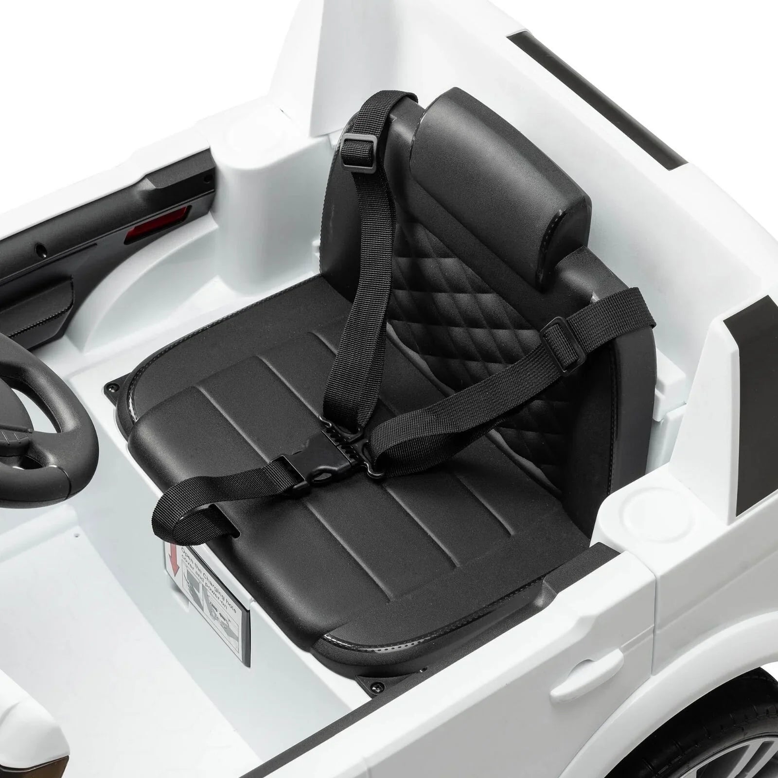 Xootz Land Rover Discovery 12v Ride On - White | Luxury Home Accessories | Heulog Glow