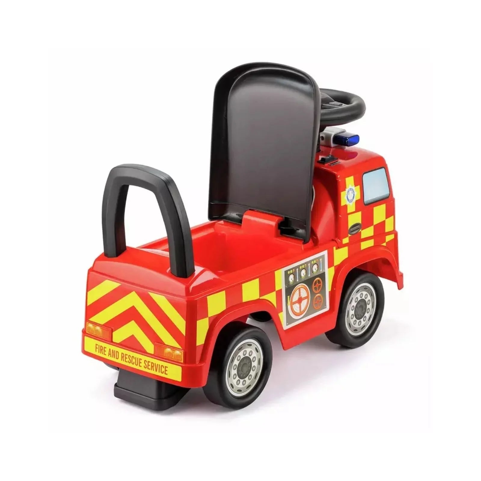Xootz Mercedes-Benz Fire Engine Foot-to-Floor Ride On - Red | Luxury Home Accessories | Heulog Glow