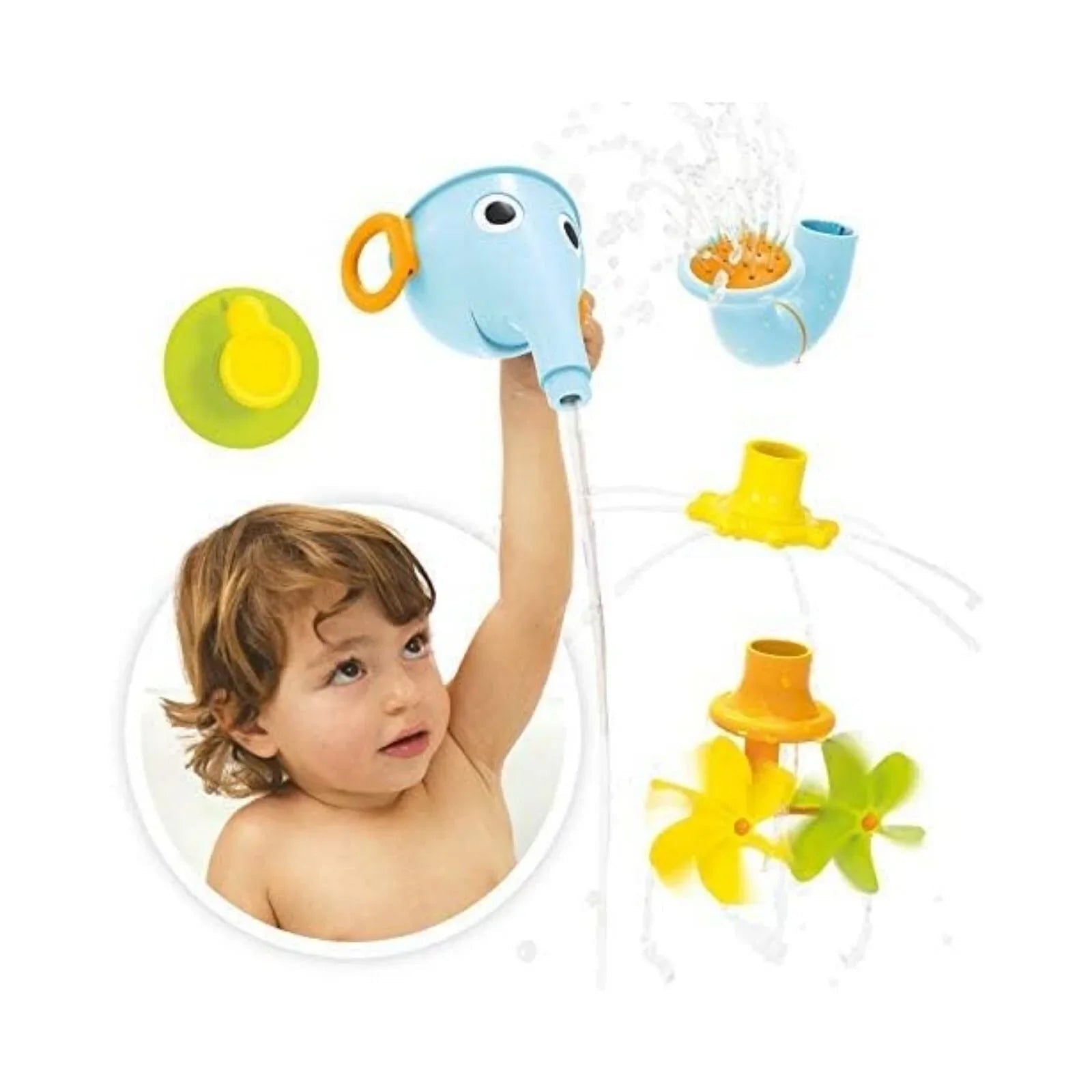 Yookidoo Fill 'N' Sprinkle FunElefun Bath Toy | Luxury Home Accessories | Heulog Glow