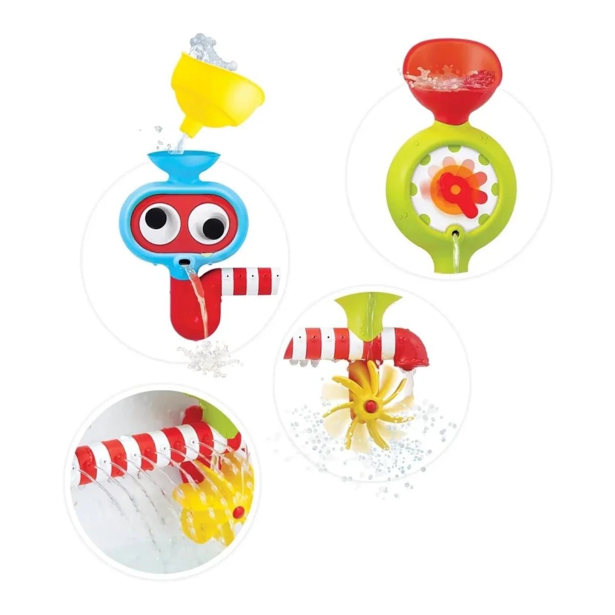 Yookidoo Spin 'N' Sprinkle Water Lab Bath Toy | Luxury Home Accessories | Heulog Glow