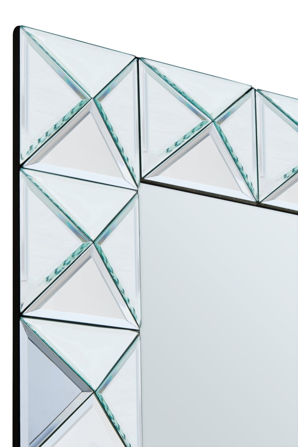 Yula Pyramid Edged Wall Mirror | Luxury Home Accessories | Heulog Glow