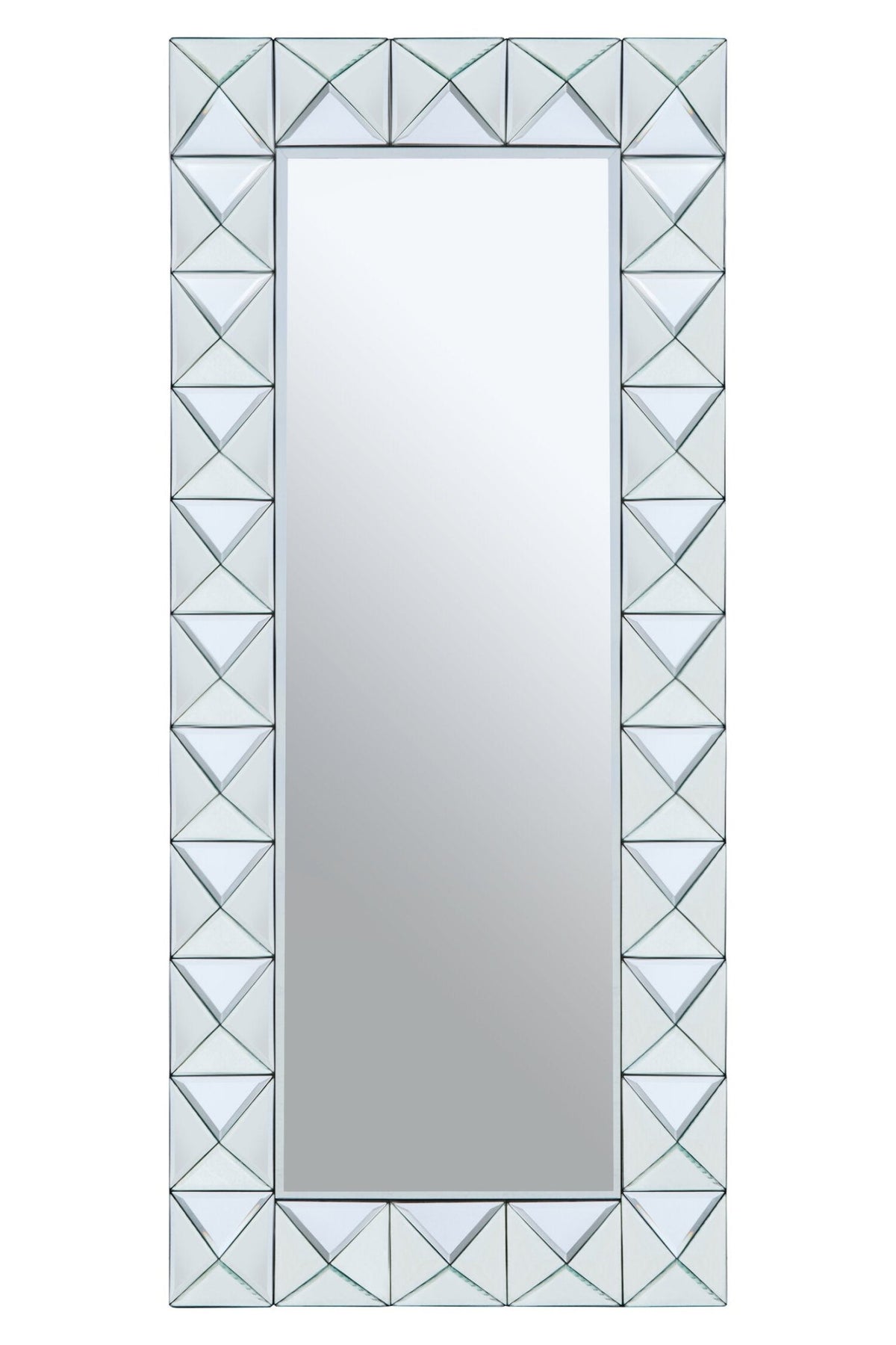 Yula Pyramid Edged Wall Mirror | Luxury Home Accessories | Heulog Glow