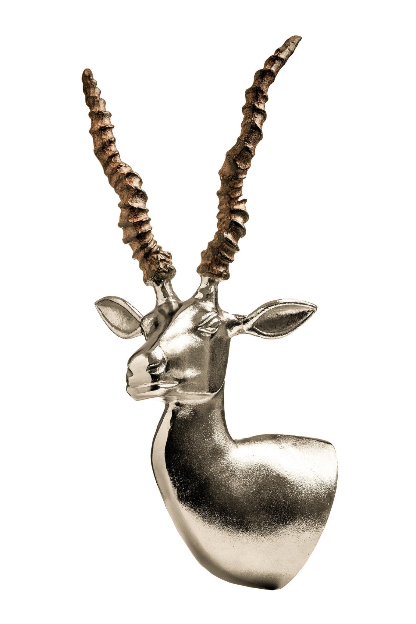 Zania Gazelle Wall Mounted Sculpture | Luxury Home Accessories | Heulog Glow