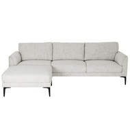 Zephra Three Seater Sofa With Footstool | Luxury Home Accessories | Heulog Glow