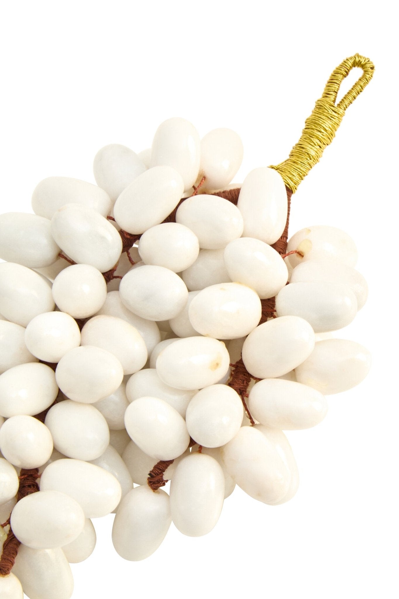 Zoro Large White Marble Decorative 100 Grapes | Luxury Home Accessories | Heulog Glow